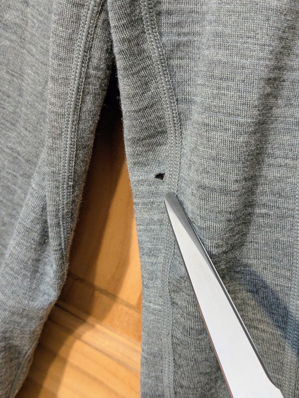 Kuhl Merino Wool 1/4 Zip Pullover Mens XL Heathered Grey Base Layer Outdoor Gorp - Picture 13 of 13